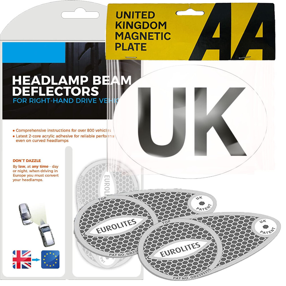 Xtremeauto Eurolites Deflectors Headlight Deflectors For Europe Beam Bender 7341717849975