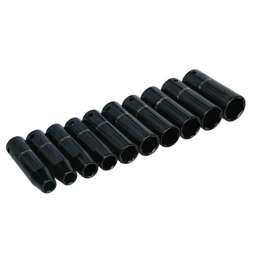 Bluespot Tools 1/2in Metric Deep Impact Socket Set 10-24mm, 10 Piece