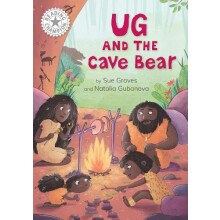 Reading Champion Ug and the Cave Bear by Sue Graves Hardcover Book