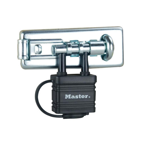 Master Lock Master Lock Bolt Hasp With Integrated Lock 110mm