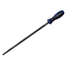 Faithfull Round Second Cut File, Handled