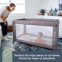 Dreambaby Quest Full Size Travel Cot Lightweight from Birth to 15kg Ea