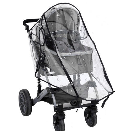 Universal Rain Cover for Pushchair, 1 Pc, Transparent