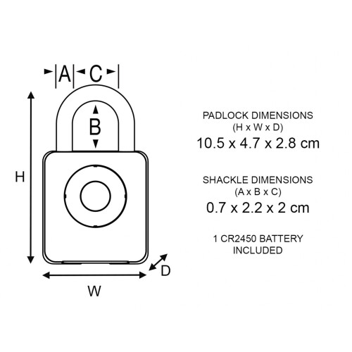 Master Lock Master Lock Bluetooth Indoor Padlock 1