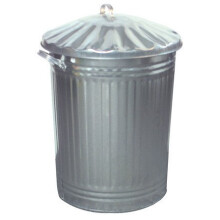 Anything 4 Home 90L Galvanised Metal Rubbish Bin