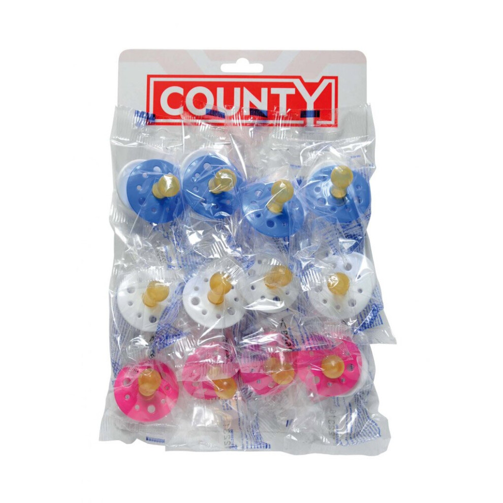 County Sales Baby Soothers Dummies Pacifiers Pack Of 12 Cheap Bulk Deal Fast Del