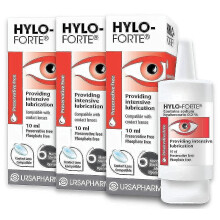 HYLO Forte - Triple Pack - Preservative Free Lubricating Eye Drops - for Treatme