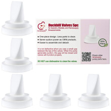 NeneSupply - 5 Point Valves Designed for Medela Breast Pump, Spectra Dew 350 Breast Pump and NeneSupply Breastshields. Replaces Me