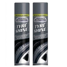 Fastcar 2 x CAR-PRIDE TYRE SHINE 300ml - LEAVES A LONG-LASTING WET