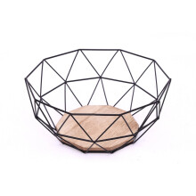 Carousel Home and Gifts Black Geometric Metal