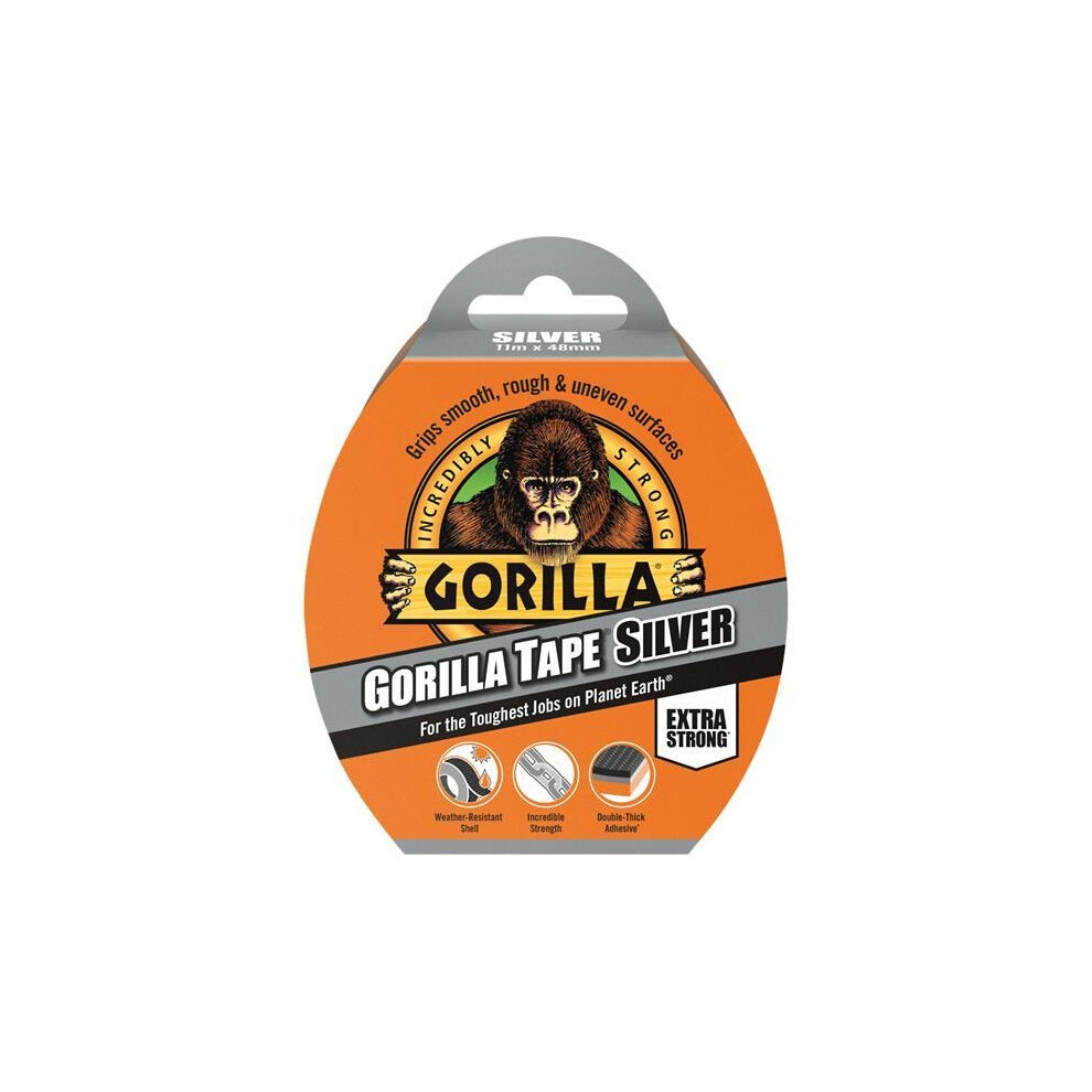 Gorilla Glue Gorilla Tape Silver 5063750444543