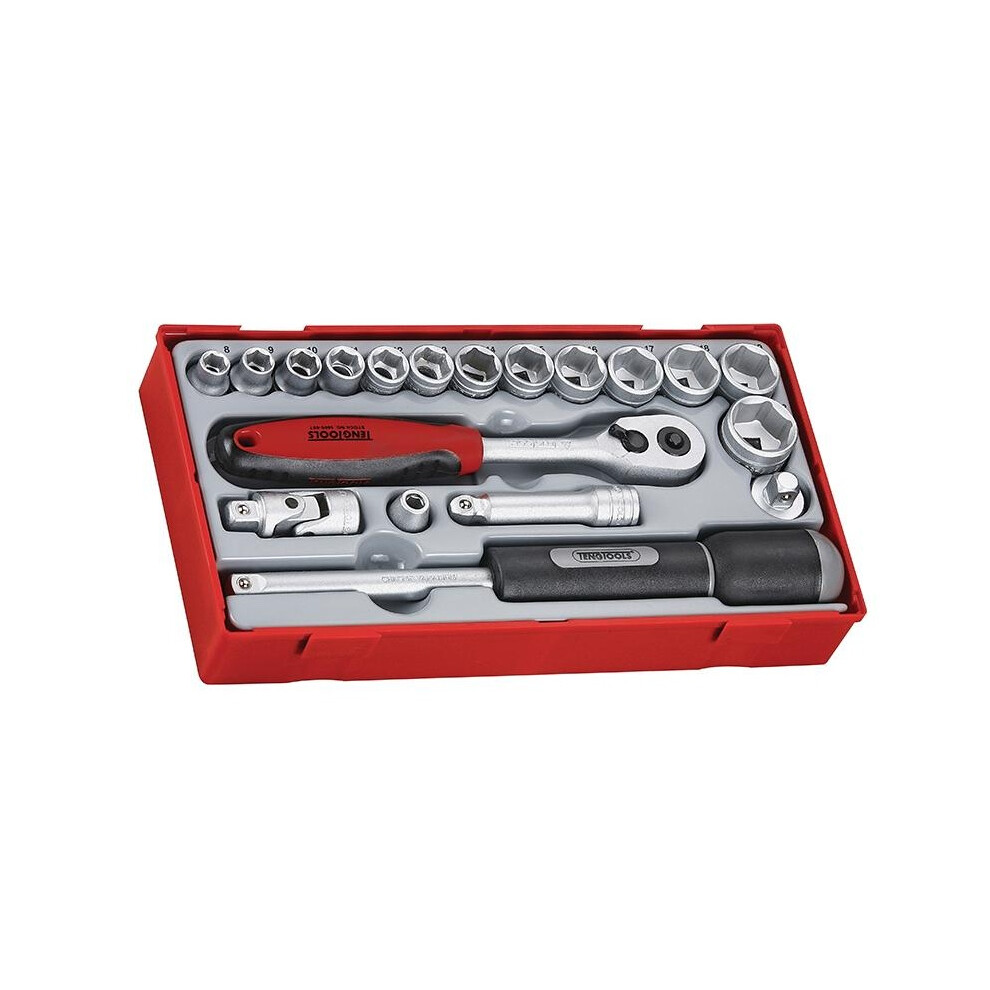 Teng Tt3819 Regular Metric Socket Set, 19 Piece - 3/8In Drive 5063750444932