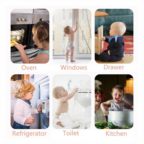 Fridge Lock Jsdoin Digital Password Refrigerator Lock Child Safety 2