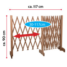 MaxxPro Barrier Door Safety Gate Extendible Dog Fence Width 30117 cm H