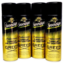 4 Pack Bundle Sovereign Turbojet Air Sanitiser Greed Car Home Spray Freshener