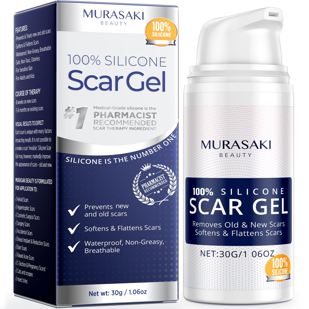 Murasaki Beauty Cream Silicone Scar Gel 30G Scar Scar Removalscar Treatment Scar Removal For