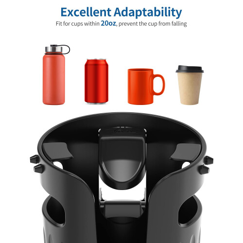 KEMIMOTO Cup Holder, Universal Anti-Spill Foldable Drink Stand 1