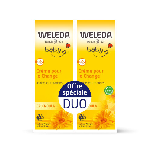Weleda Weleda Baby Change Cream Calendula 2 x 75ml