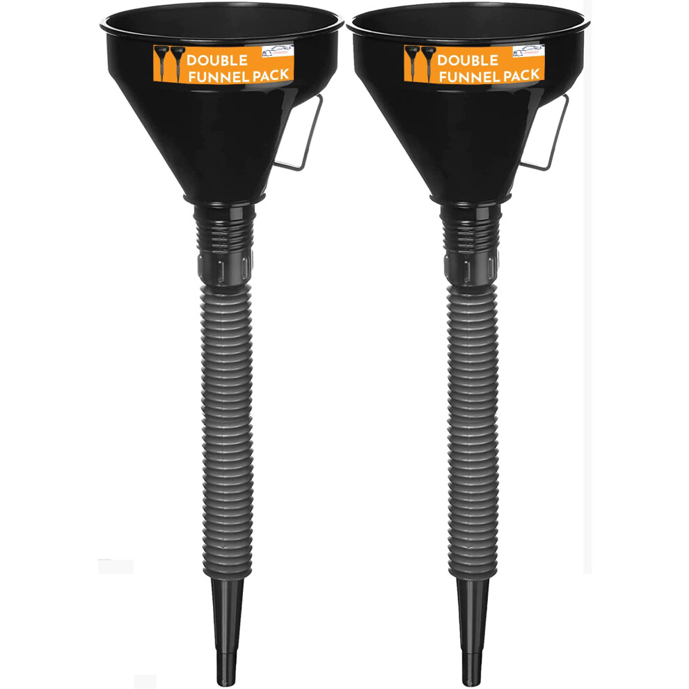 Xtremeauto Flexible Funnel & Spout - Car, Fuel & Wide Mouth Funnel For Oil, Adblue, Screenwash, Coolant & Petrol 5009094305577