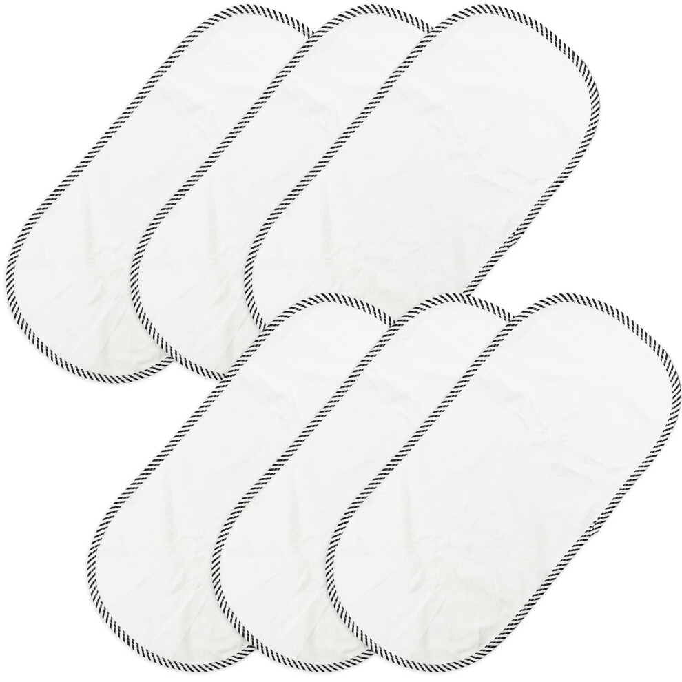6 Pack Larger Softer Changing Pad Liners Waterproof,Baby Change Mats And Covers, 27 Inches X 13 Inches Washable Reusable Changing Table Cover Liners Rebecaskyens