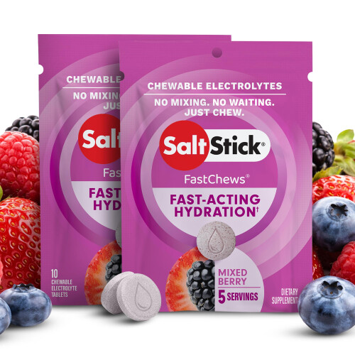 SaltStick Fastchews, Electrolyte Replacement Tablets for Rehydration, Exercise R