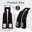 2PCS Car Bag Hooks, Multifunctional Back Seat Hooks 3