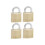 Master Lock Master Lock Solid Brass Padlocks Double Lever 1