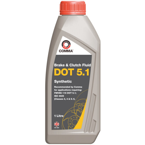 Comma Comma BF51L 1L Dot 5.1 Synthetic Brake Fluid