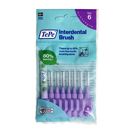 Tepe TePe 1.1 mm Size 6 Original Interdental Brush - Pack of