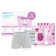 Frida Mom Postpartum Recovery Essentials Kit, Ideal Gift for New Mums, Includes Cooling Pad Liners, Ice Maxi Pads, Disposable Knickers, Perineal Heal