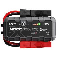 NOCO Boost X GB75: 2500A UltraSafe Jump Starter Power Pack – 12V Car Battery Booster, Portable Power Bank & Jump Leads - For 8.5L