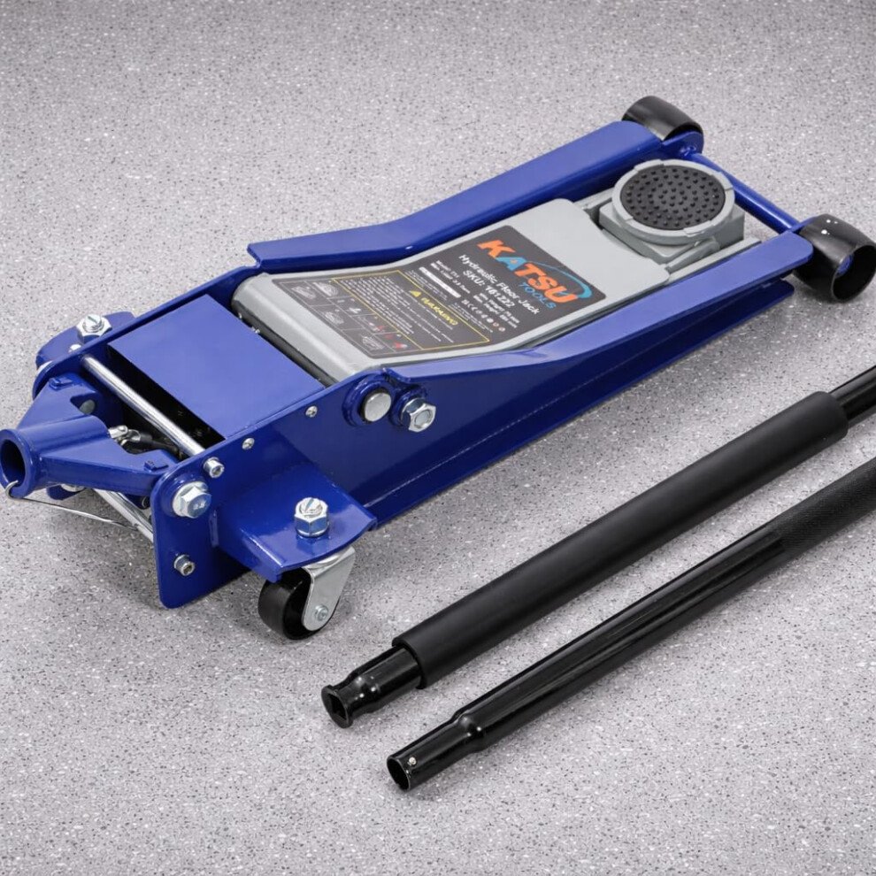 Katsu Hydraulic Low Profile Floor Jack 3 Ton 6000Lbs Max Lift Height 5005791881444