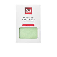 Autoglym Interior Hand Pads, 2 Pack, Car Cleaning Pads, Lift Dirt With Ease, Comfortable Grip, Gentle On Leather, Plastic, Vinyl and Upholstery