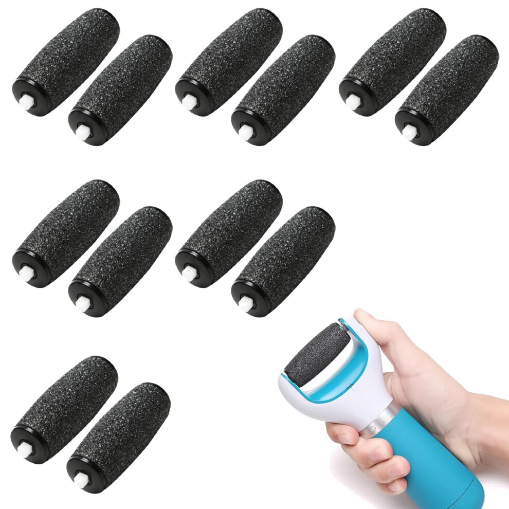 S.f.pachira 12 Pcs Foot File Replacement Rollers, Extra Coarse Refill Rollers For Scholl Velvet Smooth, Pedi Electric Replacement Heads For Pedicure Hard Skin Re