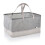 Minky Minky Fabric Water-Resistant Laundry Basket 1
