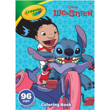 CRAYOLA Lilo & Stitch 96 Page Colouring Book | 96 Pages of Colouring Fun with Lilo, Stitch & Friends! | Includes Bumper Sticker Sheet for Kids Ages 3