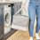 Minky Minky Fabric Water-Resistant Laundry Basket 2