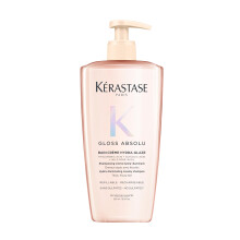 KÉRASTASE Gloss Absolu Bain Crème Hydra-Illuminating Shampoo, Sulfaatvrij Anti-Frizz voor Dik Haar