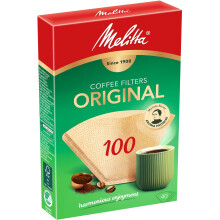 Melitta Coffee Filters 10040 Natural Brown Pack of 40 Filters
