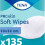 Tena Soft Dry Wipes - Pack of 135 3