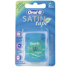 Oral-B SatinTape dental floss, mint, pack of 6 x 25 m