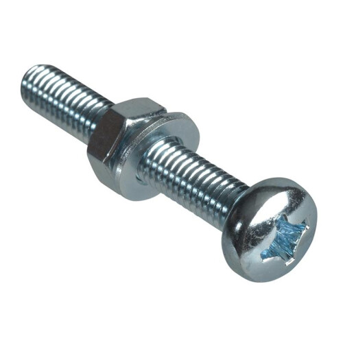 Forgefix Forgefix Machine Screws, Pozi, Pan Head, Zp