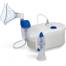 OMRON C102 Total 2-in-1 Nebuliser with Nasal Shower - Comprehensive Respiratory Treatment Device for Both Adults and Children, Eff