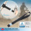 valonic FALCON - 4x soft loop tie down straps, 30cm, 25mm, 1000kg, 6