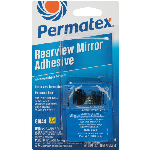 Permatex 81844 Professional Strength Mirror Adhesive, 2 part Adhesive