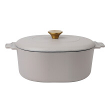 (One Size, Grey) Vinga Monte Heritage 4L Casserole Dish