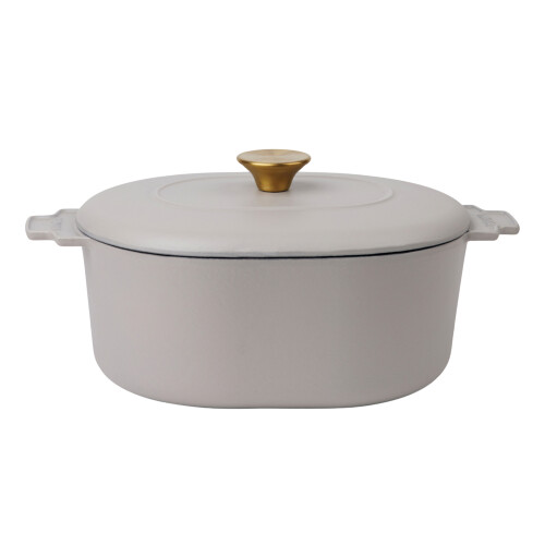 (One Size, Grey) Vinga Monte Heritage 4L Casserole Dish