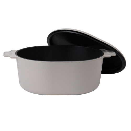 (One Size, Grey) Vinga Monte Heritage 4L Casserole Dish 1
