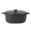 (One Size, Black) Vinga Monte Heritage 4L Casserole Dish 1