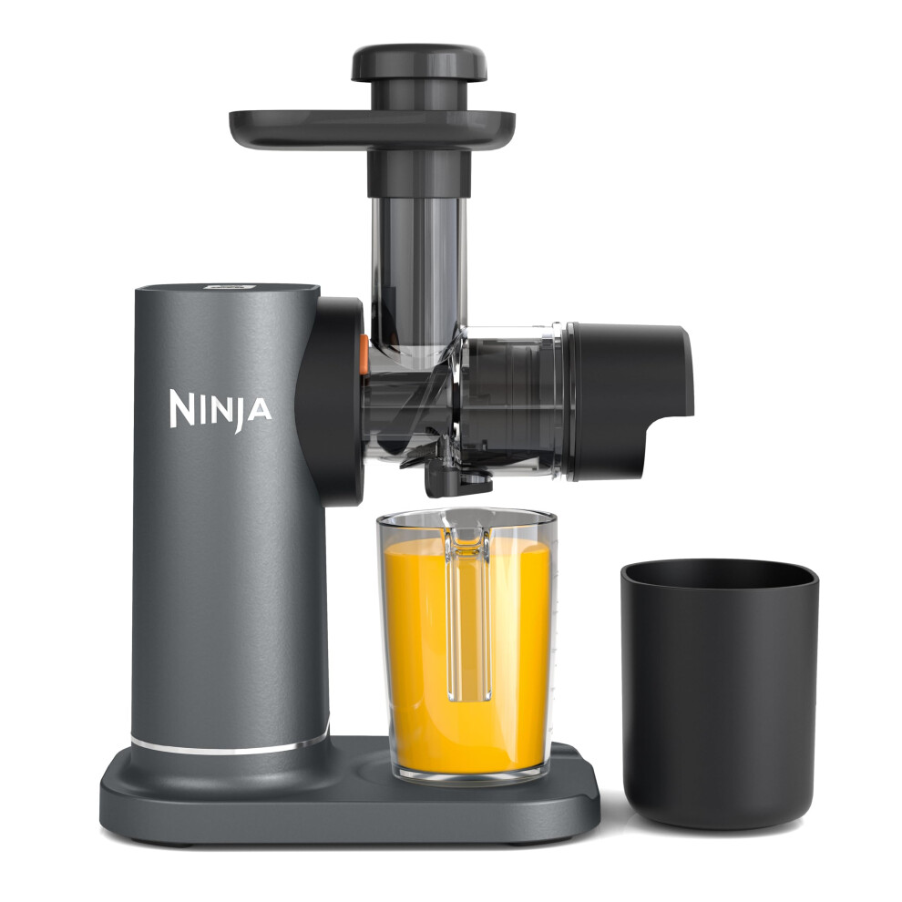 Ninja Cold Press Juicer Machine With 700Ml Jug & 1.1L Pulp Container, Make Fresh Juices, Drinks & Wellness Shots, Compact, Dishwasher Safe & Removeab